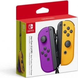 Pereche Joy-Con Neon Purple/Neon Orange