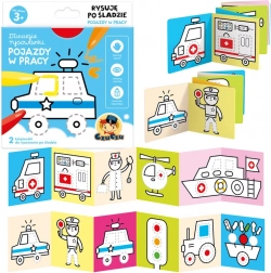 Colorați lungi Vehicule la locul de muncă