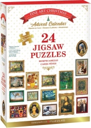 Calendar de Advent puzzle EUROGRAPHICS Fine Art 24×50 piese