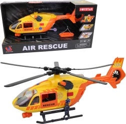 Elicopter de salvare cu lumină și sunet, vinci funcțional și rotor