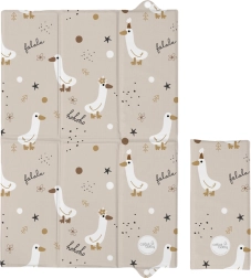 Ceba Baby saltea de înfășat pliabilă de călătorie Basic Crazy Ducks 60 × 40 cm