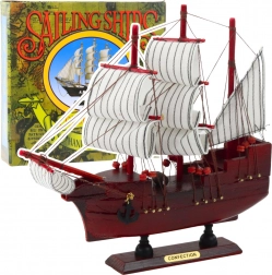 Model decorativ de trei catarge roșu 24x23 cm