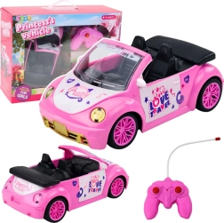 Cabriolet RC roz pentru păpuși Princess Vehicle