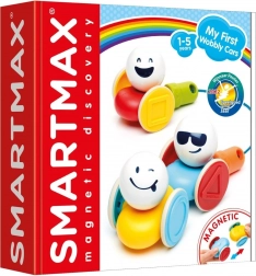 SmartMax primele mele mașinuțe legănate, set magnetic de construcție pentru copii 1–5 ani