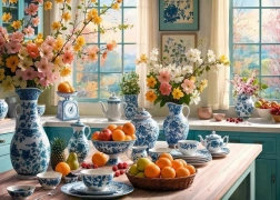 Cherry Pazzi puzzle Dimineață în bucătăria mea 2000 piese