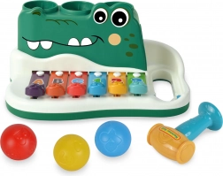 Xilofon ciocănitor Crocodil 25 cm