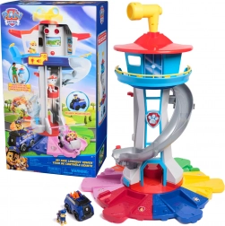 Turn de observație mare PAW PATROL 81 cm cu eroul Chase și vehiculul