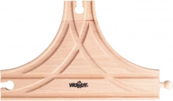 Bifurcație de șină „T” pentru căi ferate din lemn