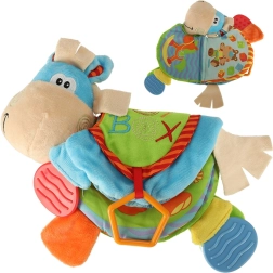 Carte senzorială pentru copii cu zornăitor și mușcător Eșafodaj