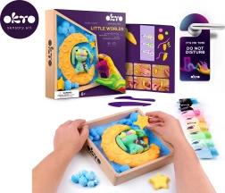 Okto modelare – mică lume în ramă Iepuraș pe lună 21 × 21 cm