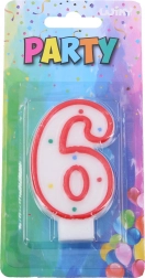 Lumânare de petrecere pentru tort - numărul 6
