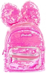 Rucsac roz cu paiete KRÓLICZEK GIRABRILLA