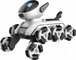 Câine robot telecomandat FLEG cu mișcare 360° și ochi LED