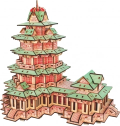 Woodcraft puzzle 3D din lemn – turnul Yuejiang