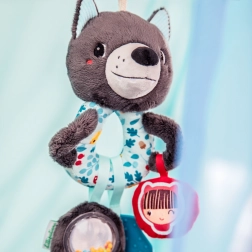 Jucărie motrică cu activități lup Ludvigo