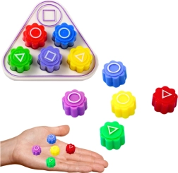 Cuburi Gonggi Squid Game cu suport triunghiular