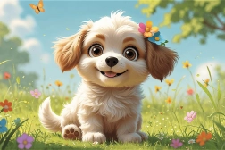 Puzzle Trefl cățeluș 60 piese