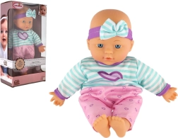 Păpușă bebeluș cu corp moale, 30 cm, în cutie