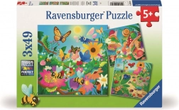 Puzzle Prieteni insecte 3x49 piese