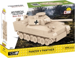 Set de construcție COBI Panzer V Panther 1:72 – mini tanc, 126 de piese