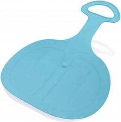 Pinguin - sanie pe zăpadă azur