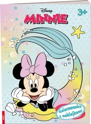 Disney Minnie – carte de colorat cu autocolante