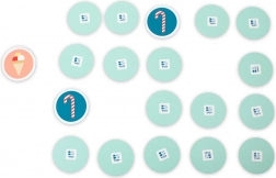 Pexeso mare cu dulciuri