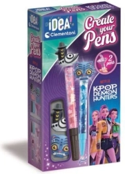 Clementoni Idea Art mini fabrică de pixuri K-pop Demon Hunters Derpy și Sussie