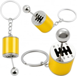 Breloc metalic în formă de levier de viteze – auriu