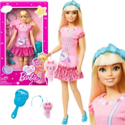 Prima mea păpușă BARBIE cu pisicuță, 34 cm