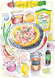 Puzzle creveți cu griș 1000 piese MAGNOLIA