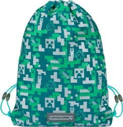 Rucsac de buzunar cu Creeper argintiu din MINECRAFT