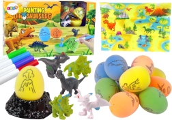 Set DIY pentru pictarea ouălor de dinozaur