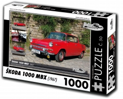 Puzzle Retro-auto Škoda 1000 MBX (1967) – 1000 piese