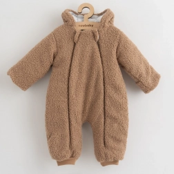 Salopetă de iarnă pentru copii fără botoșei NEW BABY Teddy Winter, mărimea 80 (9–12 luni)