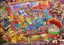 Puzzle Mania pisicilor 1000 piese SCHMIDT