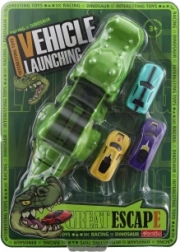 Pistă de lansare cu crocodil și mașinuțe