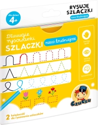 Caiete lungi de trasare: desenez hașuri – pentru copii 4+
