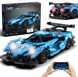 Set de construcție CaDA RC mașină sport Helios cu LED, 419 piese