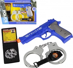 Set de poliție cu lumină și sunet