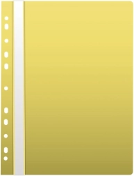 Dosar rapid A4 cu euro-șină galben