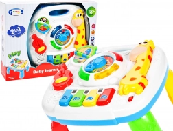 Măsuță educativă girafă cu orgă