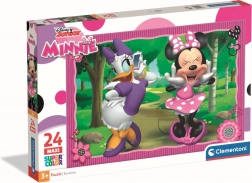 puzzle minnie și daisy la plimbare maxi 24 piese