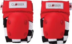 Set de protecții Globber pentru genunchi și coate Racing Red