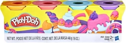 Play-Doh 4 borcănele de plastilină – setul A – Sweet
