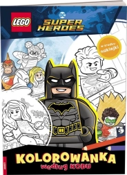 Ameet: LEGO DC COMICS Super Heroes carte de colorat după cod cu autocolante