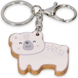 Decorațiune din lemn ursuleț Polar B