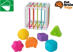 Sortator senzorial cu șnururi elastice FAT BRAIN InnyBin