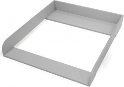 masă de înfășat gri – adaptor din lemn compatibil cu IKEA