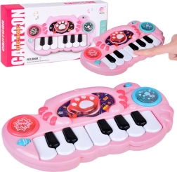 Clape interactive pentru copii în formă de pisicuță, cu lumini și melodii